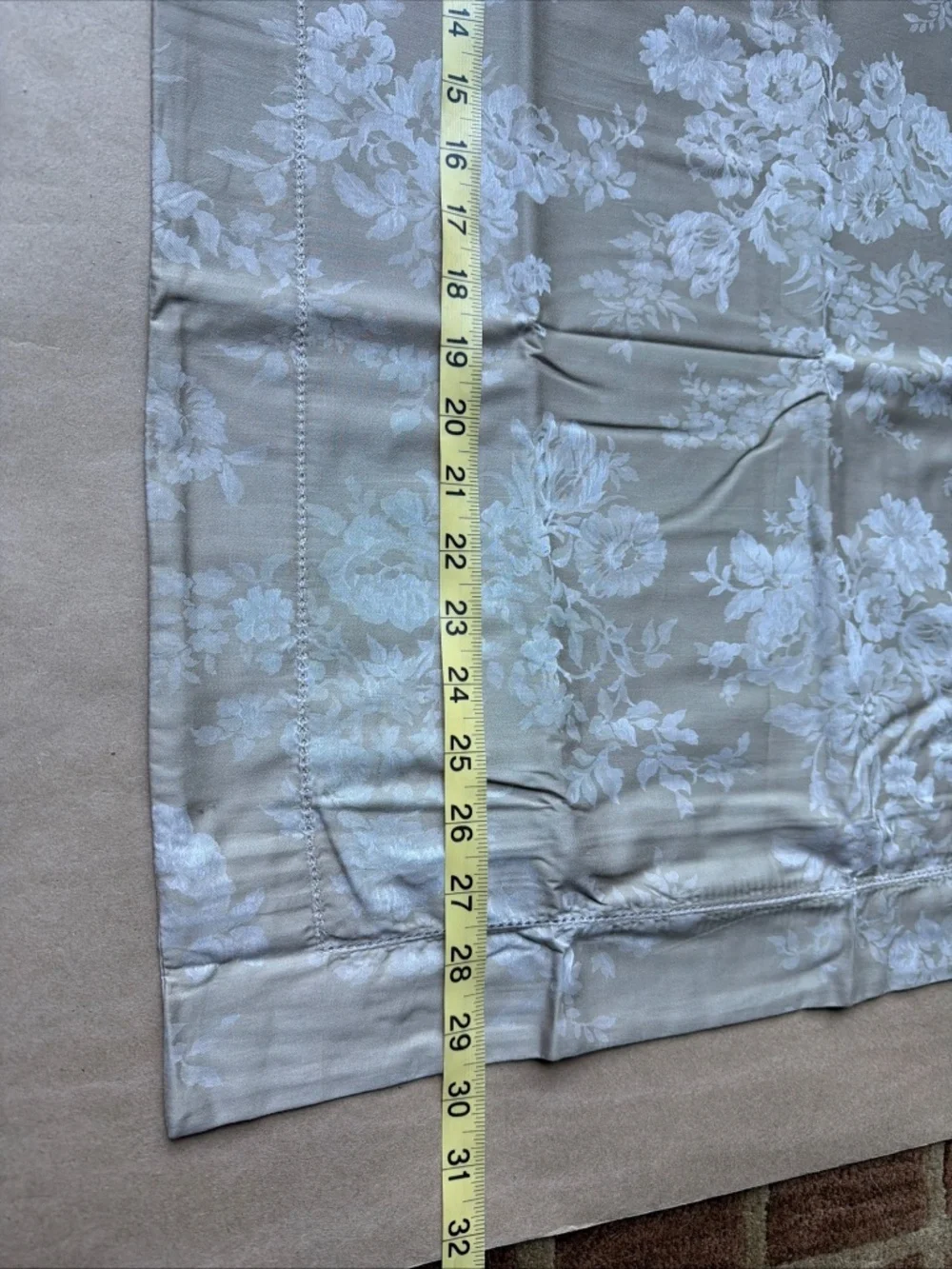 Ralph Lauren EURO Pillow Sham MYA Pearl 26  x 26 Cotton New SHIP FREE